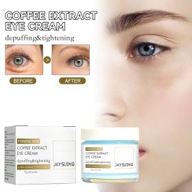 Jaysuing Coffee Firming Eye Cream, Reduces Fine Lines And Dark Circles Tightens Moisturizes Eye Cream