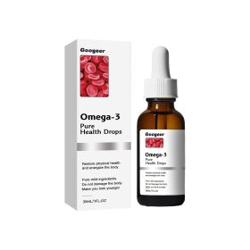 Googeer Omega-3 Pure Health Drops, Relieve Physical Discomfort Balance Blood Lipid Sugar Shu Health Care Drops