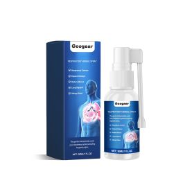 Googeer Respiratory Herbal Spray, Relieve Itchy Throat Dry Throat, Coughing Up Phlegm Breathe Unobstructed Throat Care Not Spray
