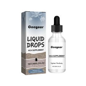Googeer Liquid Drops HCA Supplement, Toning Waist Toning Body Firming Thigh Muscle Toning And Slimming Care Drops
