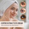 Jaysuing Coffee Firming Eye Cream, Reduces Fine Lines And Dark Circles Tightens Moisturizes Eye Cream