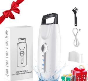 2025 New 5D Push Heated Eyelash Curler With 3 Temp & 8s Quick Heating Up Portable Eyelash Separator Makeup Setting  Cosmetic (Color: White)